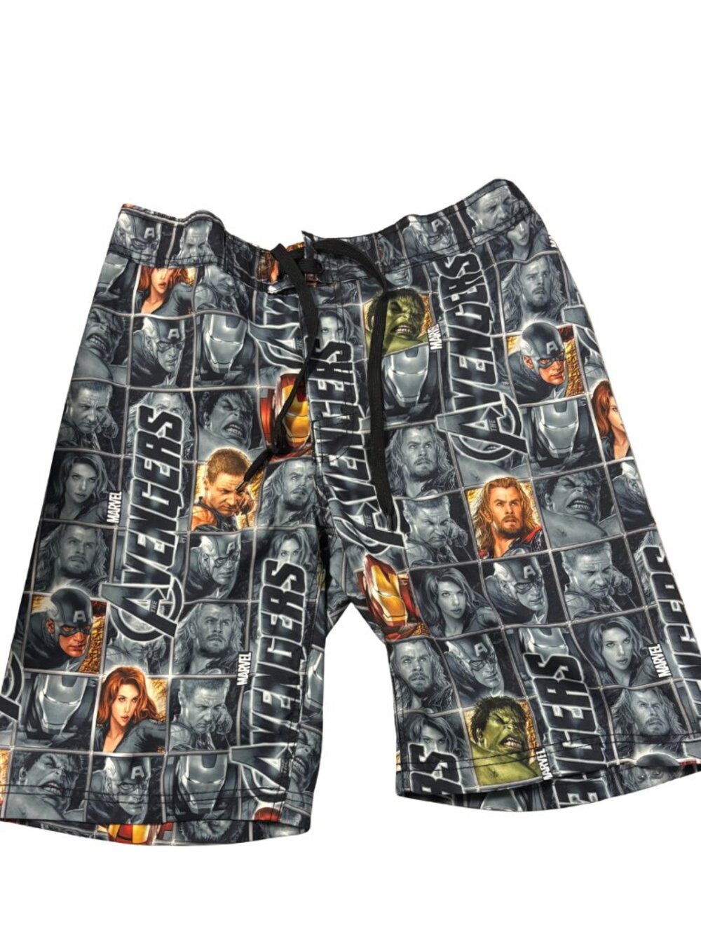 Marvel Avengers Men’s Swim Trunks Board Shorts Large Graphic Print